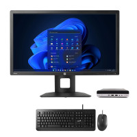 HP MP9 G4 i5-8500T, 8GB, 250GB SSD + HP Z27i 27'' 2k monitor + tikovnica i miš